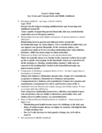 Human Development Exam 3 Study Guide