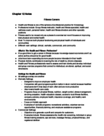 Kin 201 chapter 12 notes