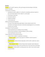 Social Psychology, Week 5 Notes