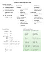 Calculus 9B Final Exam Study Guide