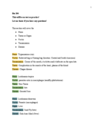 Bio 204 notes for Shahla week 3-13-19