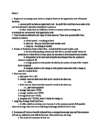 Microeconomics exam review 2