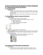 Child Development - Chapter 9 notes