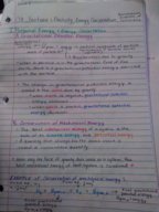 Physics 1, Week 7 Notes - Elasticity, Energy, Momentum, Impulse, & Collisions