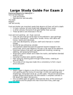 Study Guide for Exam Two