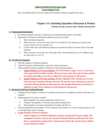 CHEM 1307-002 Exam II Study Guide