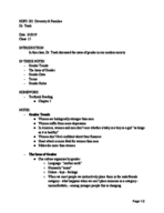 HDFS 202, Class 15 Notes, 3/20/19