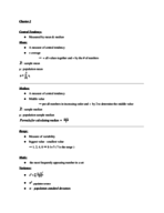 STAT 1053 - Final Study Guide