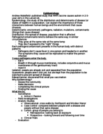 epidemiology, week 2-4 