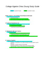 Math 104 Study Guide