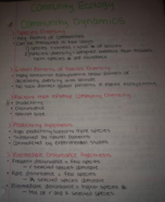 BIOE-20C ECOLOGY AND EVOLUTION NOTES WEEK 9