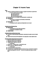 Chapter 12: Income Taxes