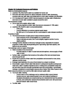 ENS 112 Chapter 10 Notes