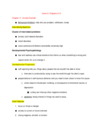 Developmental Psychopathology - Study Guide 2