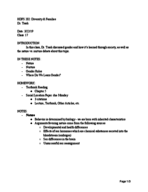 HDFS 202, Class 17 Notes, 3/22/18