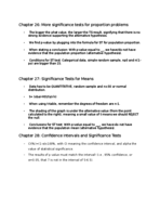 STA2023 Week 7 chapter 26-28