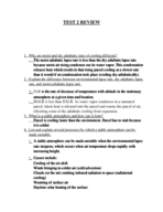 Atmo 105, review question for test 2
