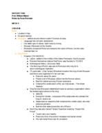 History 110A Class Notes - Week #9