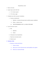 integumentary system