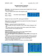 Managing the Business Organization, Week 07 Notes