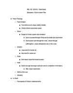 Class Notes
