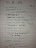 Week Seven General Zoology Lecture Notes