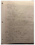 Week 9 Notes