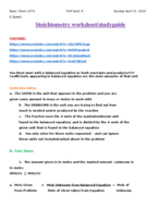 Exam 5 study guide