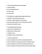 Principles of Macroeconomics , ECON 201, Study Guide