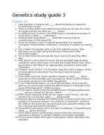 Genetics study guide 3