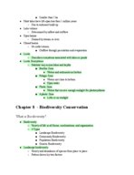 Chapter 8 Biodiversity Conservation ClassNotes