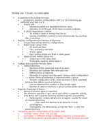 Week 9 Karlin Notes