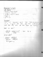 notes over exponential growth