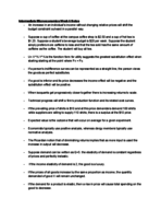 Intermediate Microeconomics Week 6 Notes