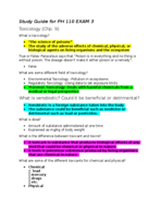 PH 110 STUDY GUIDE FOR EXAM 3 