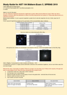 AST 104 Midterm 3 SPRING 2019