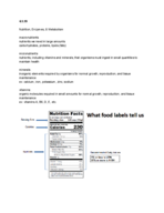BIOL 110 Week 11 Notes