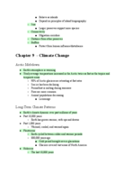 Chapter 9 - Climate Change