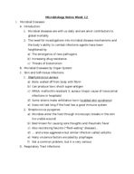 Microbiology Week 12 Notes