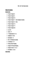 REL 102 Study Guide
