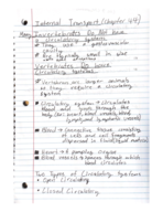 BSC2011- Biology II, Week 14 Notes