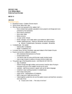 History 110A Class Notes - Week #11