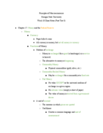 Principles of Macroeconomics Chapter 17 Notes