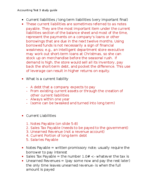 Final Notes