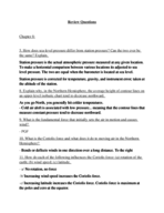Atmo 105, review question for test 3