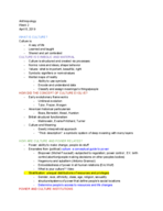 ANTHRO CLASS NOTES WEEK 2 