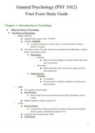 Final Study Guide