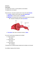 Biology 111 Spring 2019 Final Exam Review
