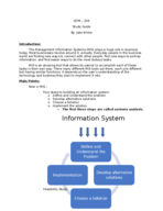 ISTM 209 - Final Exam Study Guide