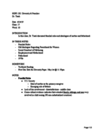HDFS 202, Class 27 Notes, 4/24/19